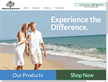Tablet Screenshot of optimalnaturals.com